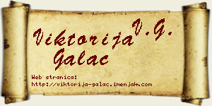 Viktorija Galac vizit kartica